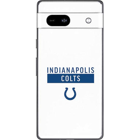 NFL Indianapolis Colts White Performance Series Google Pixel 7a Skin